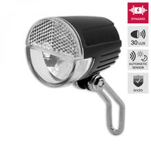 Scheinwerfer Lynx LED Fahrradlicht Frontscheinwerfer 30 Lux für Nabendynamo mit Standlicht und Helligkeitssensor
