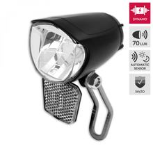 Scheinwerfer Lynx Dynamo Max LED Fahrradlicht Frontscheinwerfer 70 Lux für Nabendynamo mit Standlicht und Helligkeitssensor