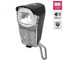 Scheinwerfer Lynx LED Clever Fahrradlicht Frontscheinwerfer 20 Lux, kabellos inkl. Batterien