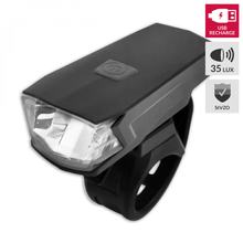 Scheinwerfer Lynx LED High Power USB Fahrradlicht Frontscheinwerfer 35 Lux, kabellos inkl. Ladekabel