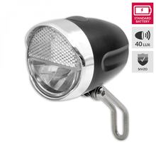 Scheinwerfer Lynx LED Modern Fahrradlicht Frontscheinwerfer 40 Lux, kabellos inkl. Batterien