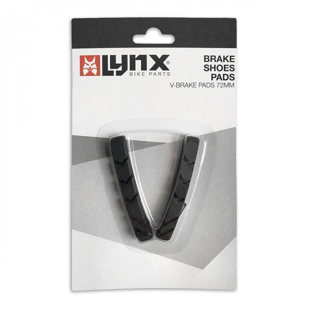 Bremsbeläge Bremsschuhe Lynx für V-Brake Cartridge Fahrradbremsbeläge Bremsklötze Set 72mm