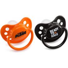 Pacifier KTM Dummy Set double pack orange KTM / black ready to race