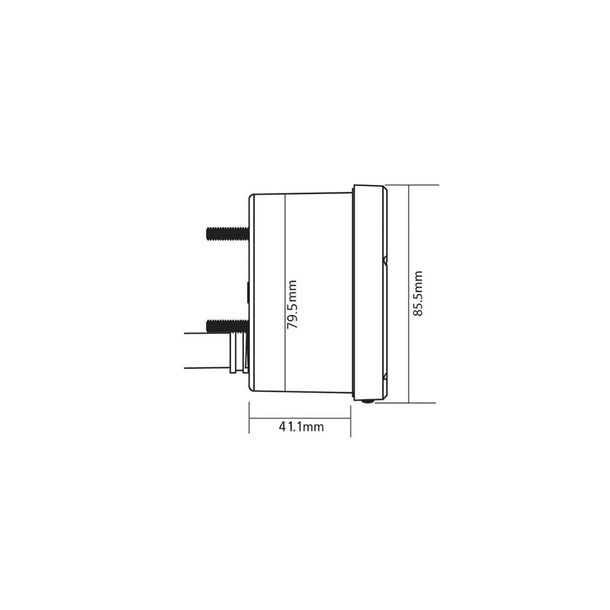 D75 Tachometer Koso Ziffernblatt Oberfläche Blende schwarz 0-240 km/h universal – Bild 7