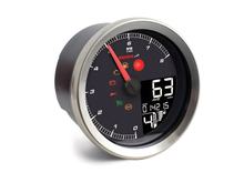 Drehzahlmesser Koso und Tachometer HD-01 digital silberner Rand für Harley Davidson FXBRS Softail Breakout FXDL Dyna Low Rider FXDLS S FXLR FXSB XL CA Bj. 2014 - 2024