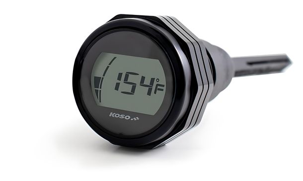 Ölmessstab Koso Ölanzeige digital LCD schwarzes Gehäuse