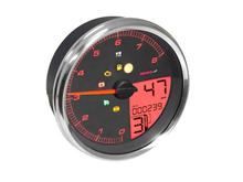 Drehzahlmesser Koso HD-05 Tachometer Benzintank für Harley Davidson FLS Softail FLSTC Heritage Classic ABS FXCW Rocker FXDB Dyna Switchback FXDBI EFI Bj. 2004 - 2013