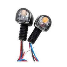 Clignotant LED & feu arrière Koso Nano 14 x 10mm M6, noir mat Homologué E universel