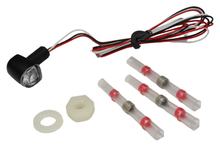 Feu arrière à LED Koso Nano 14 x 10mm M6, noir mat Homologué CE universel