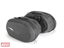 Packtaschen GiVi thermogeformt Easy Lock schwarz Volumen 25+25 Liter
