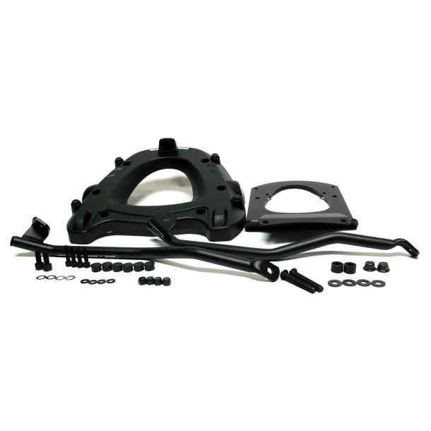 Suporte de topcase GiVi Monokey® com placa M5 para Piaggio MP3 Yourban 125-300 anos 2011-2018 e MP3 300 HPE anos 2019-2024