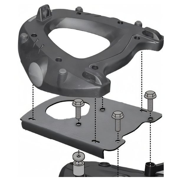 Fixação do depósito GiVi anel de fixação para bolsas de depósito TANKLOCK para Honda CB500 X ano 2013-2018