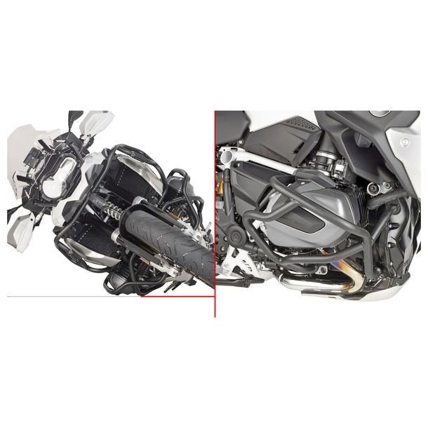 Sturzbügel GiVi schwarz für BMW R 1250 GS Bj. 2019-2023 R 1250 R Bj. 2019-2025 R 1250 RS Bj. 2019-2023