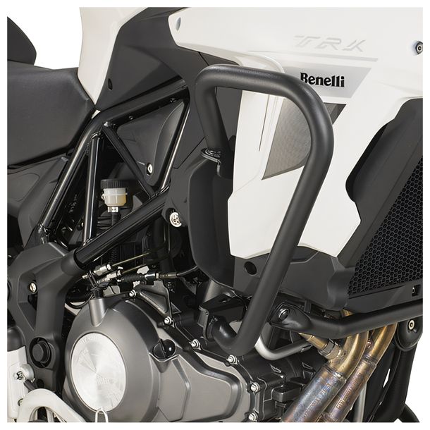 Sturzbügel GiVi spezifisch schwarz oben für Benelli TRK502 Bj. 2017-2026 TRK502X Bj. 2020-2026