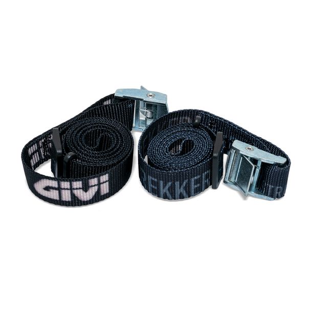 Correas de amarre GiVi para TRK52N y todas las rejillas de equipaje de 100 cm de largo, 2 cm de ancho