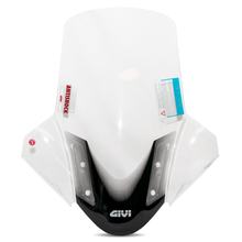 Pare-brise GiVi transparent 690 x 630mm pour MBK Tryptik 125 Année 2014 - 2017 / Yamaha Tricity 125 Année 2014 - 2020
