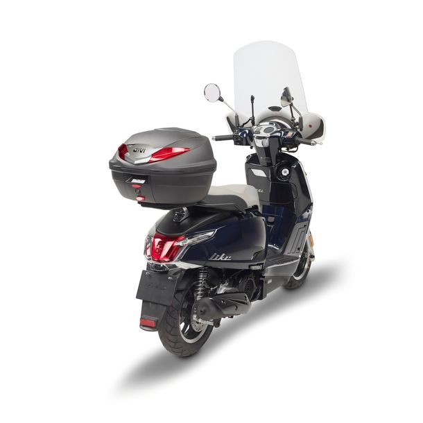 Topcase-Träger GiVi für Monolock® Koffer ohne Platte Max Zuladung 3 kg für Kymco Like 50/125/150 Bj. 2017-2026, Like Sport 125 Bj. 2022-2025