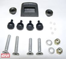 Kit de connexion GiVi complet pour valises latérales Monokey avec vis, champignons de montage et bouchons en caoutchouc