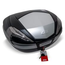 Bauletto GiVi V56 Maxia 4 -TECH Monokey con lunetta in alluminio e catarifrangenti trasparenti