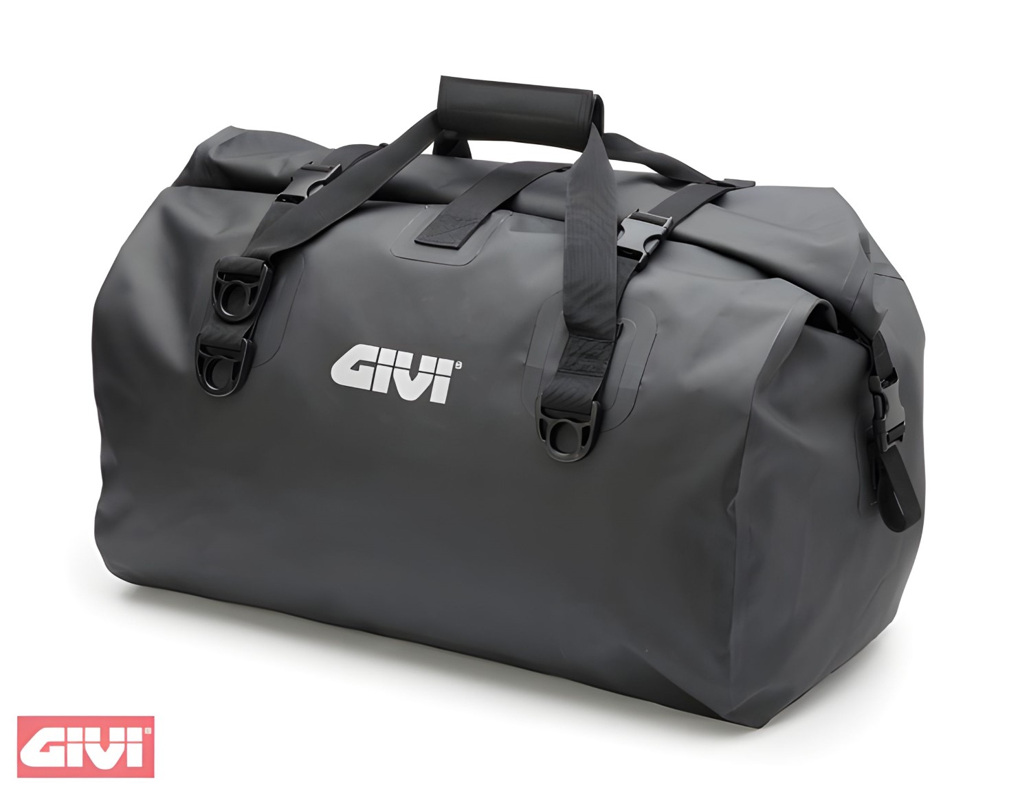 GiVi Luggage Roller with Carry Strap Easy Bag Waterproof 60L, Black