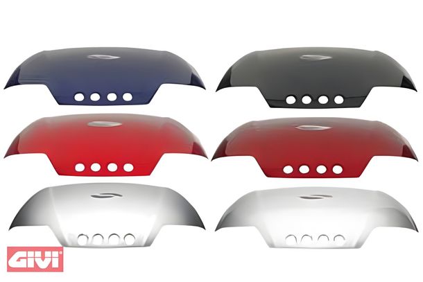 Capa GiVi para V46 pintada em cinza
