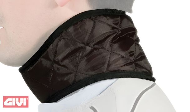 Protector de cuello de terciopelo GiVi con cierre de velcro