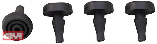 GiVi hoge rubberen plug 4 stuks voor SRA topkofferdrager en E251/M7/M8