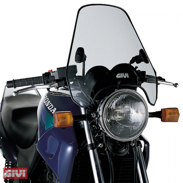 GiVi Airstar screen tinted, 379 mm high, 445 mm wide for various models