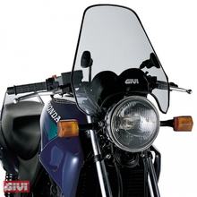 GiVi Airstar screen tinted, 379 mm high, 445 mm wide for various models