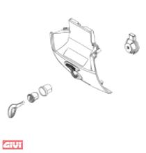 Scharnierblock GiVi schwarz für V47