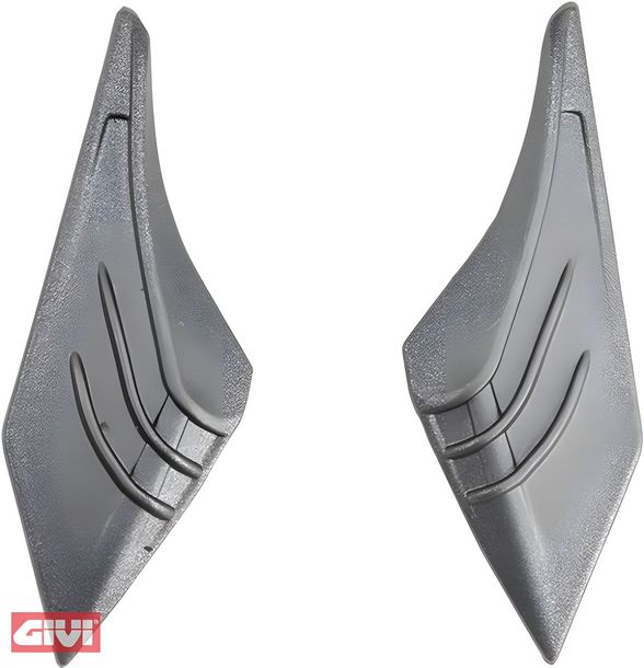 Deslizador GiVi completo para cubierta de visera en gris titanio para casco jet H12.3 Stratos