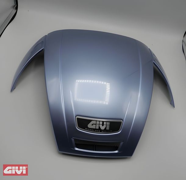 GiVi hoes voor E370 helderblauw gelakt