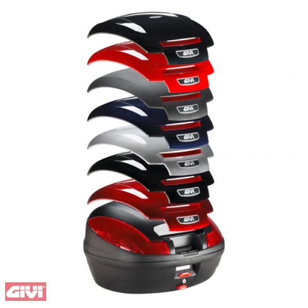 GiVi cover for E470 painted blue