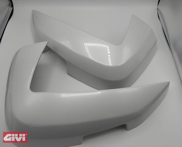 Funda GiVi para V35 pintada de blanco perla