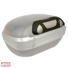 GiVi rugleuning voor passagier zacht zwart-grijs voor E55 Maxia III/V56 Maxia IV