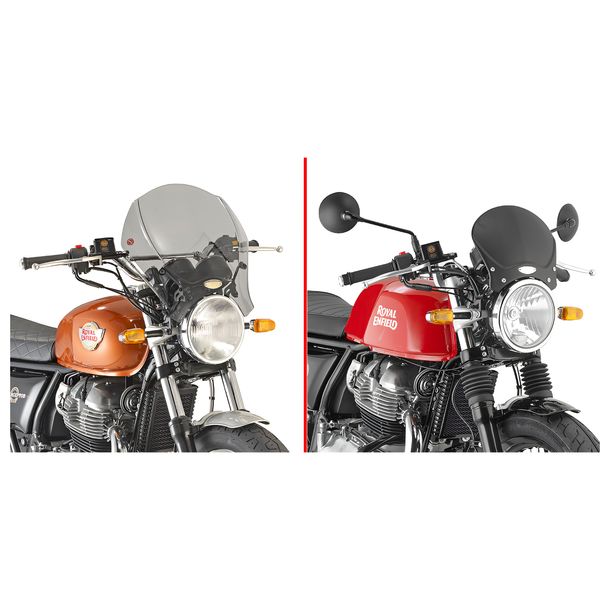 Montážní sada GiVi pro windscreeny 100AL/B, 140A/S pro Royal Enfield různé modely r. v. od 2019