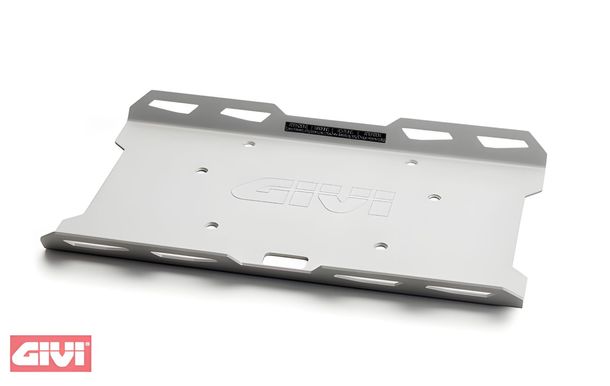 Platten-Verbreiterung GiVi Gepäckträger aus Aluminium für M5 M5M M7 Monokey® Monolock® Platten Max Zuladung 6 kg
