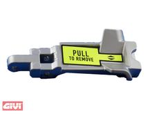 GiVi Lleft Right Aluminium Zilveren Openingshendeltje voor OBK48