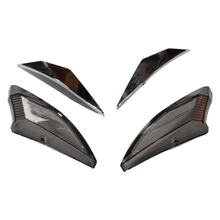 Riflettore GiVi trasparente per striscia decorativa con supporto luce stop cromato per V56N/V56NN