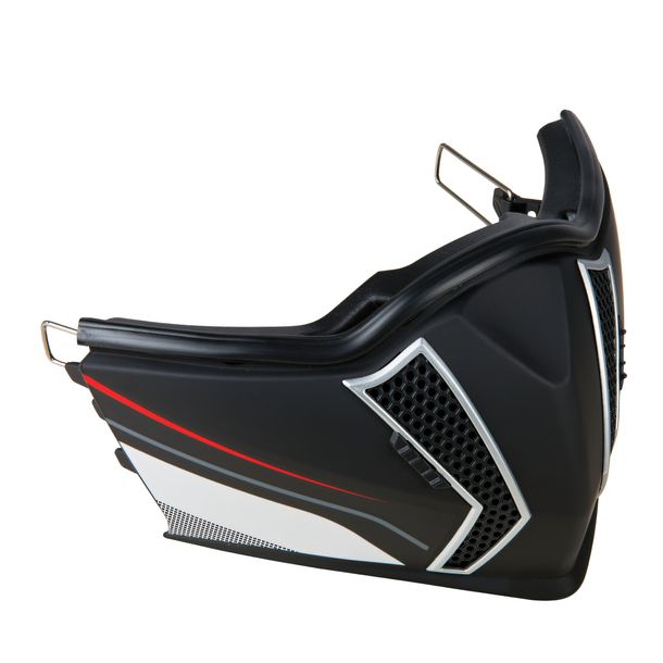 Kinnteil GiVi Winter schwarz matt für HPS X.01F Jet-Integralhelm