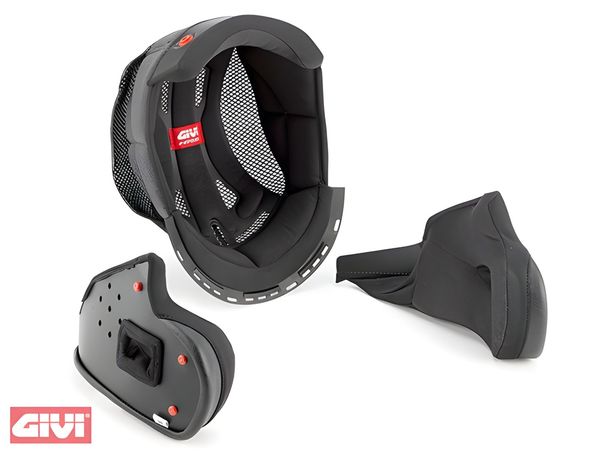 Forro interior GIVI+almohadillas de mejillas para casco abatible HX16 Voyager