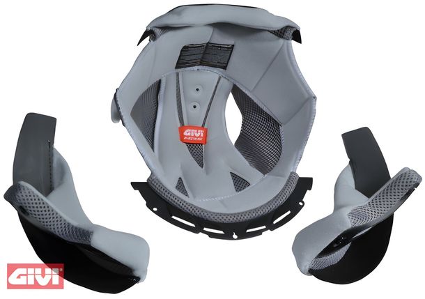 Innenfutter GiVi mit Wangenpolster für HPS X.01 / XPlus Integralhelm