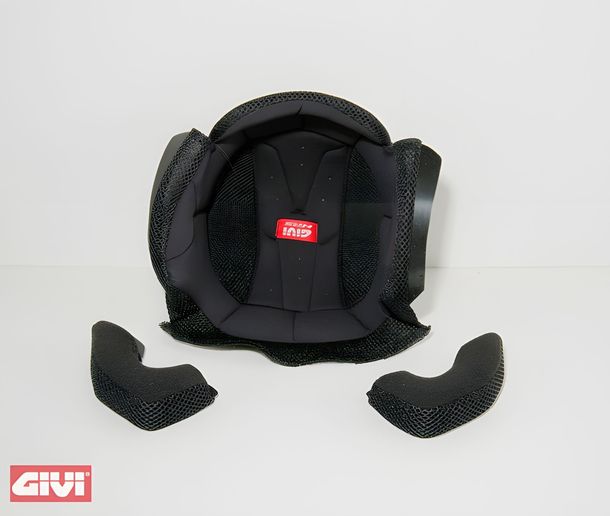 Forro interior y almohadillas de mejillas GIVI para casco abierto H10.1 AIR