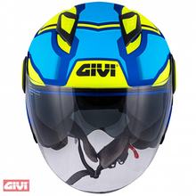 metallic blau / gelb matt
