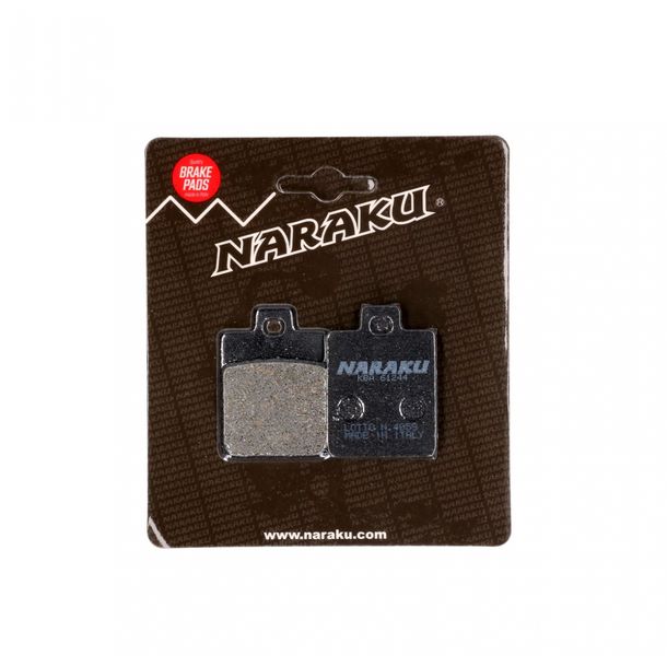 Plaquettes de frein Naraku bio pour Gilera, Piaggio, Vespa