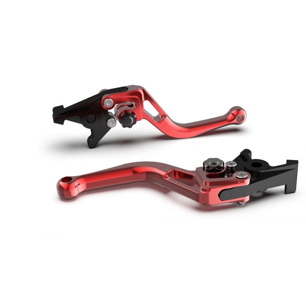 LSL BOW L18 clutch lever with ABE short for Suzuki GSX-R SV S SF DL V-Strom A AJE XTA XTAUE SFV Gladius 600 - 1000 ccm Year 1996 - 2019