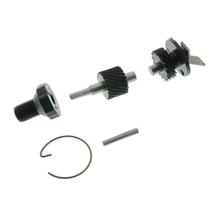 Speedometer drive set - 5 pieces (helical gear, screw pinions and small parts) for pinion gear Z=14/ motor M52, M53, M54 - plastic - gears