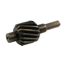 Helical gear Z=15 - speedometer drive on LM cover, f. drive sprocket Z=14