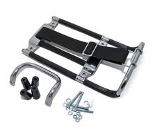 Gepäckträger Set mit Aufbockgriff, Kleinteilen und schwarzen Distanzstücken für Simson KR51/1 Schwalbe, KR51/2 Schwalbe