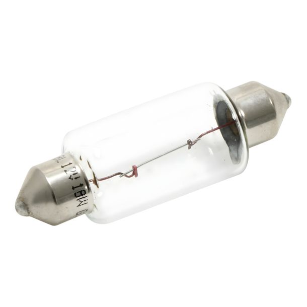 Festoon 12 V 18 W - S8,5 - dimensions : env. 15 x 41 mm - lampe de marque GLÜWO Germany